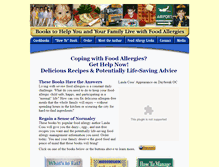 Tablet Screenshot of foodallergybooks.com
